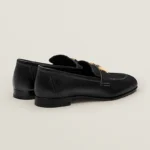 Paris loafer Loafer in goatskin with permabrass-plated signature "H" detail.Noir - Image 2