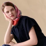 Petit Duc double face scarf 90 rose bonbon - Image 3