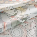 Pony Pit Stop double face scarf 90 rose poudre - Image 2