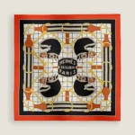 Tous en Selle scarf 90 Bleu noir