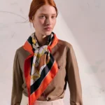 Tous en Selle scarf 90 Bleu noir - Image 3