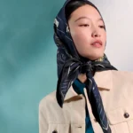 Tous en Selle scarf 90 bleu noir - Image 3