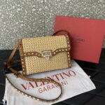 Valentino 03221 VLOGO SIGNATURE Crossbag RAFFIA - Image 3
