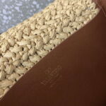 Valentino 0356 Garavani Rockstud VLOGO SIGNATURE Shoulder Bag Raffia - Image 3