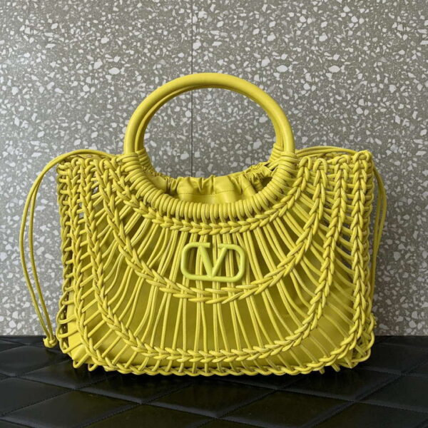 Valentino 4W2B0M97FHM-GH9 Valentino Garavani Tote Bag Yellow