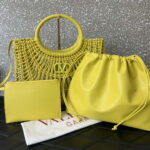 Valentino 4W2B0M97FHM-GH9 Valentino Garavani Tote Bag Yellow - Image 3