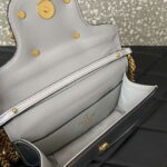 Valentino Garavani Mini Loco calfskin bag with crystals Silver - Image 3