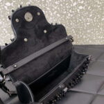 Valentino Garavani Locò Small Embroidered Shoulder Bag Black - Image 4