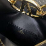 Valentino 6W2P0AK3SNP_I16 Vlogo Signature Mini Hobo Bag In Grainy Calfskin Black - Image 4