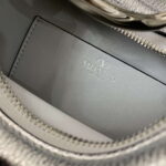 Valentino 6W2P0AK3SNP_I16 Vlogo Signature Mini Hobo Bag In Grainy Calfskin Silver - Image 4