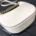 Valentino 6W2P0AK3SNP_I16 Vlogo Signature Mini Hobo Bag In Grainy Calfskin White - Image 3