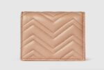 GG Marmont card case wallet Variation pink beige leather - Image 3