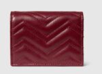 GG Marmont small wallet Variation Rosso Ancora red leather - Image 3
