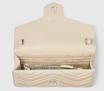 GG Marmont wallet on chain Variation ivory leather White - Image 3