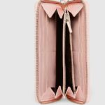 GG Marmont zip around wallet Variation pink leather - Image 2