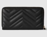 GG Marmont zip around wallet Variation black leather - Image 3