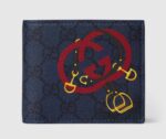 GG bi-fold wallet with print
