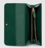 Gucci Half Horsebit continental wallet Green soft grainy leather - Image 2