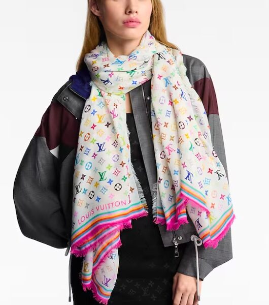 M98239 New LV x TM Monogram Multicolor Stole