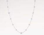 Q04069 Idylle Blossom Multi-Motif Long Necklace, White Gold and Diamonds