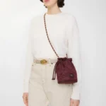 Horseshoe Chain Pouch Purple - Image 2