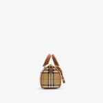 Mini Check Bowling Bag Brown - Image 2