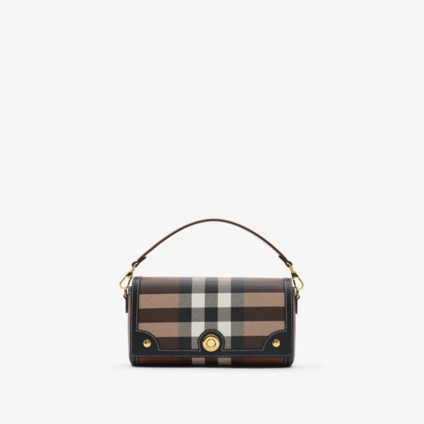 Top Handle Note Bag Brown