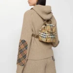 Mini Horseshoe Backpack​ beige - Image 2