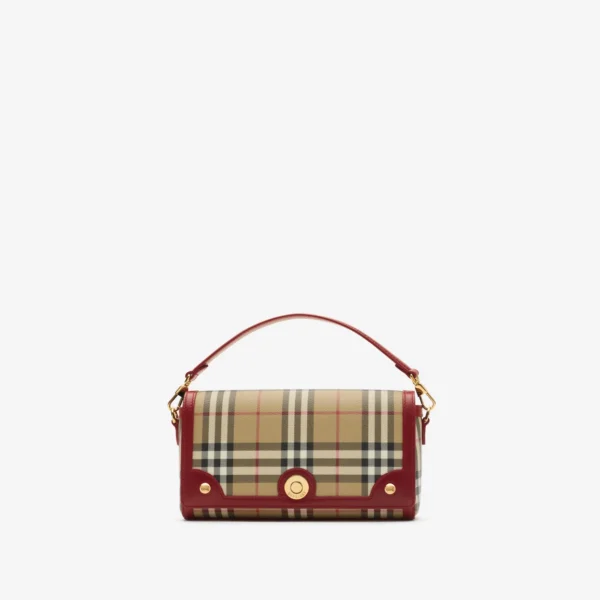 Top Handle Note Bag Archive beige ruby red