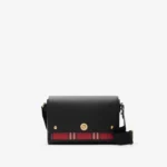 Note Bag Black post red