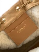 CHANEL 25 Handbag AS5311 Suede Calfskin brown - Image 5