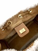 CHANEL 25 Handbag mini AS5631 Suede Calfskin brown - Image 5