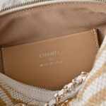 CHANEL Clutch With Chain AP4986 Beige & Light Beige - Image 6
