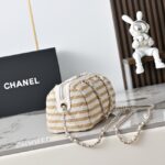 CHANEL Clutch With Chain AP4986 Beige & Light Beige - Image 7