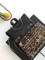 CHANEL Evening Bag AS4298 black&gold - Image 6