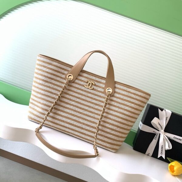 CHANEL Large Tote AS60074 Beige