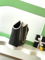 CHANEL Maxi Shopping Bag Braided Raffia AS5463 black - Image 2