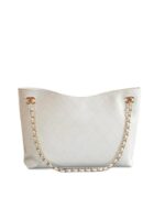 CHANEL Shoulder Bag 66971 white
