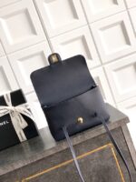 CHANEL Small Flap Bag AS6130 Dark Blue - Image 6