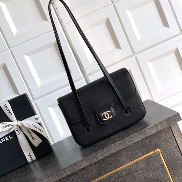 CHANEL Small Flap Bag AS6130 black