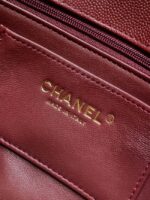 CHANEL Small Flap Bag AS6130 burgundy - Image 6