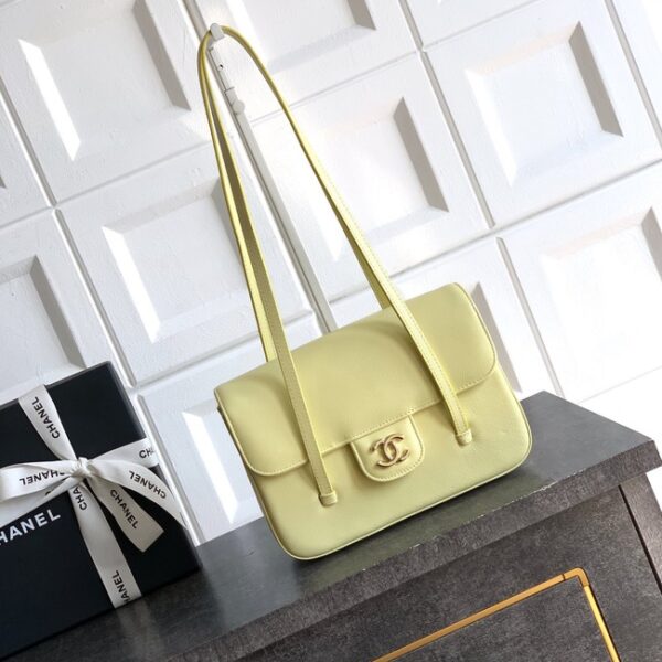 CHANEL Small Flap Bag AS6130 yellow