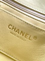 CHANEL Small Flap Bag AS6130 yellow - Image 7