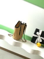 CHANEL Small Tote Braided Raffia AS6015 brown - Image 2