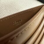 Celine CARD HOLDER TRIOMPHE IN SHINY CALFSKIN 10L833 tan - Image 6