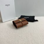 Celine CARD HOLDER WITH FLAP 16 IN SATINATED CALFSKIN 10M523 tan - Image 2
