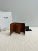 Celine CARD HOLDER WITH FLAP 16 IN SATINATED CALFSKIN 10M523 tan - Image 5