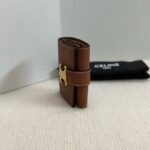 Celine FINE STRAP WALLET NINO IN SUPPLE GRAINED CALFSKIN 10M962 TAN - Image 3