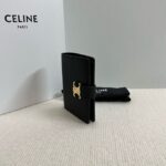 Celine MEDIUM STRAP WALLET NINO IN SUPPLE GRAINED CALFSKIN 10M912 black - Image 4
