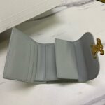 Celine SMALL FLAP WALLET TRIOMPHE IN SHINY CALFSKIN 10D783 MOON - Image 2